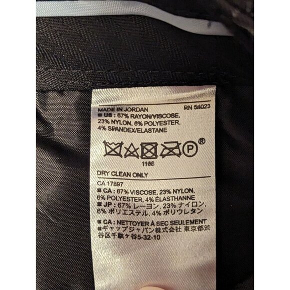 Banana Republic Women’s Sloan Crop Checkered Windowpane Pants Size 4 - Picture 9 of 16